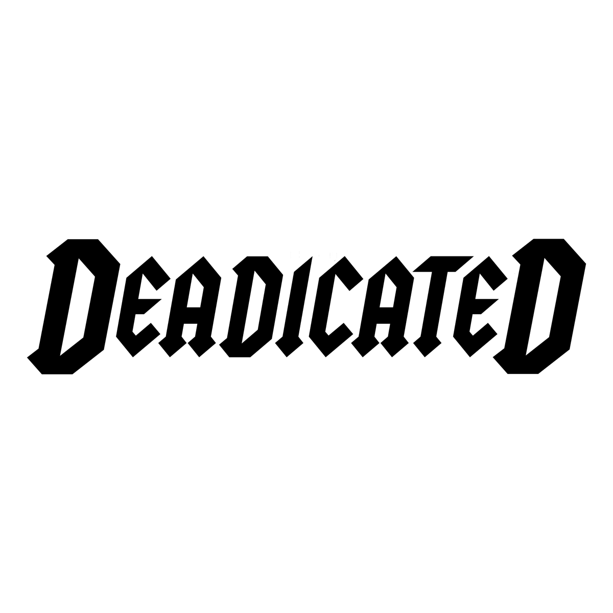DEADICATED STICKER